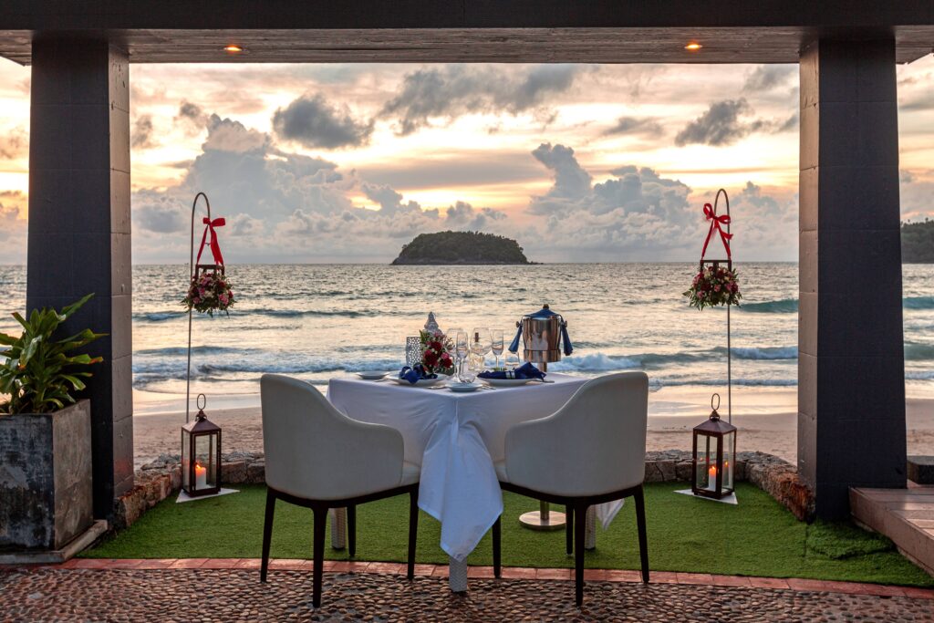 Beachfront Romantic Dining at Phuket Thailand