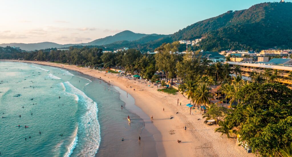 Phuket Beach Aerial View